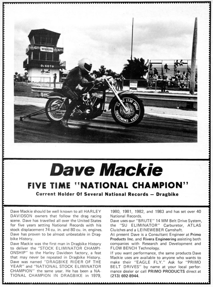 Article on Dave Mackie, Five-Time "National Champion", Current Holder of Several National Records